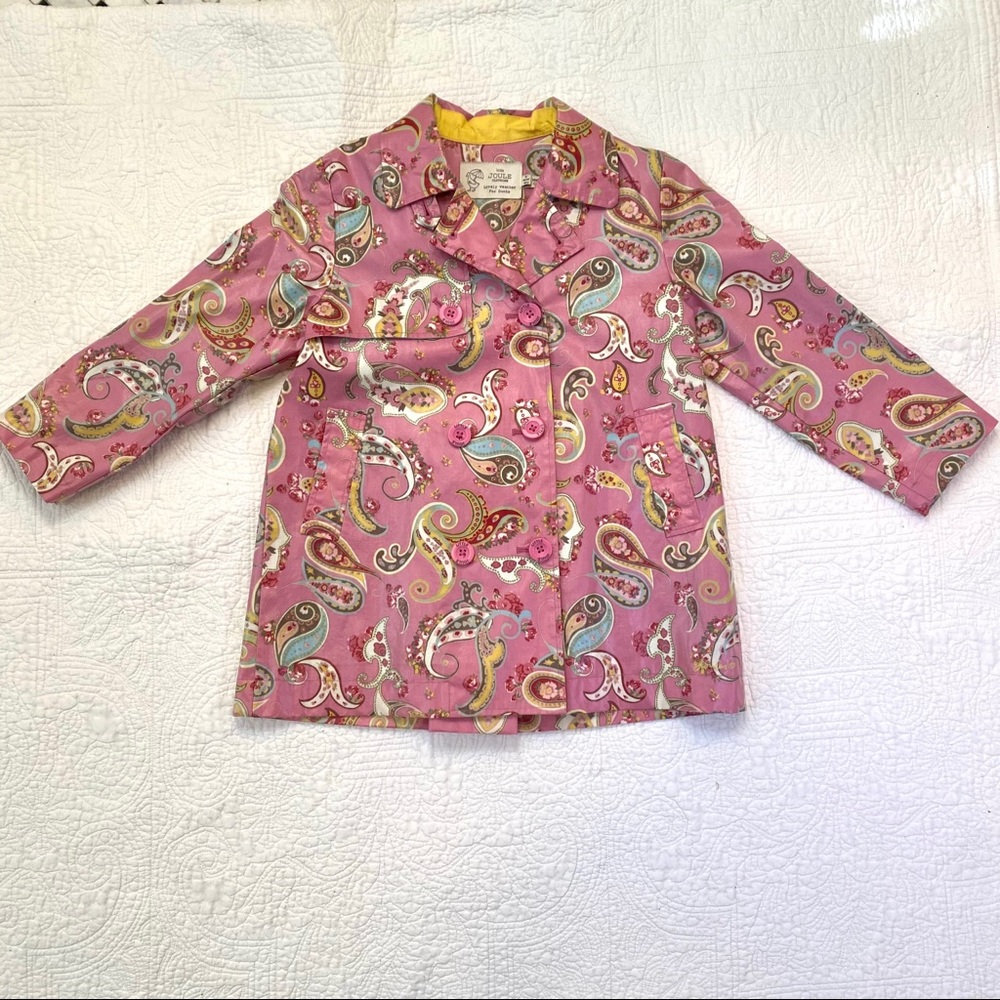 Little JOULE Lovely Weather For Ducks Raincoat -6y